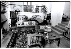 The set for Tierney's House on Rhodes