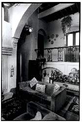 The set for Tierney's House on Rhodes